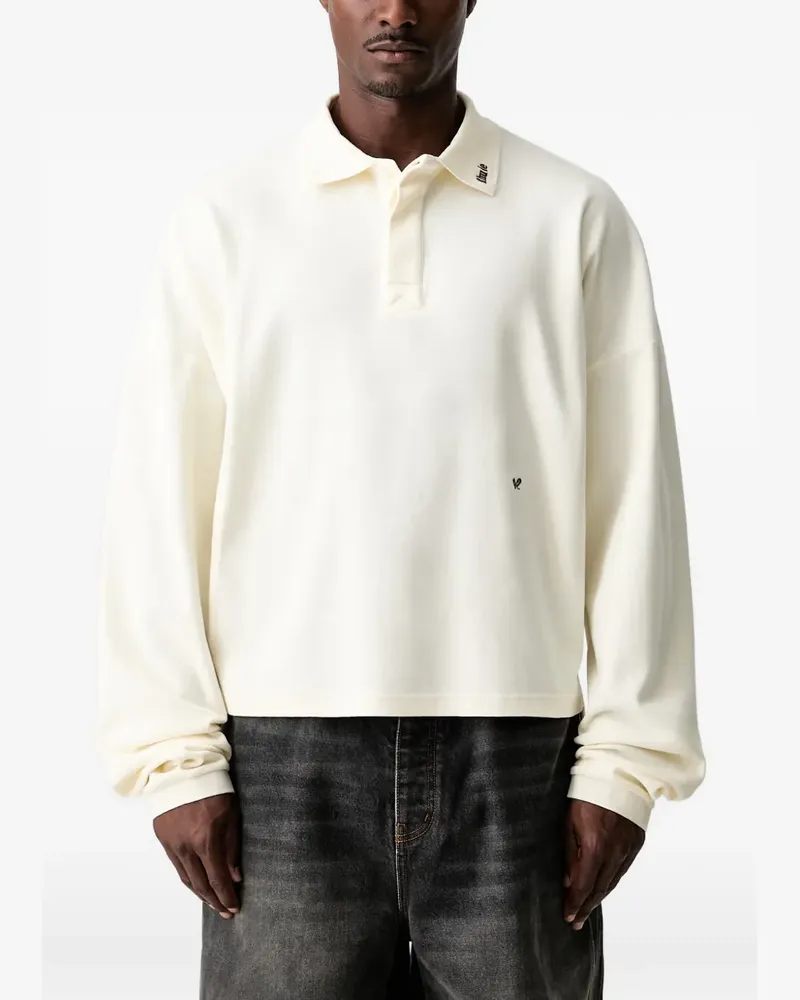 RHUDE cotton polo shirt - Nude Nude