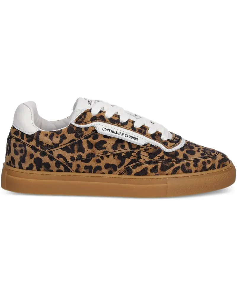 Copenhagen leopard-print sneakers - Braun Braun