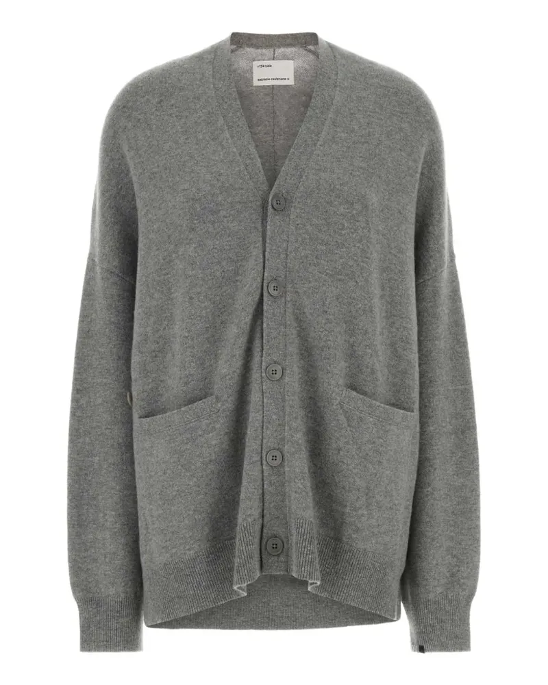 extreme cashmere N°24 Tokio Cardigan im Oversized-Look - Grau Grau