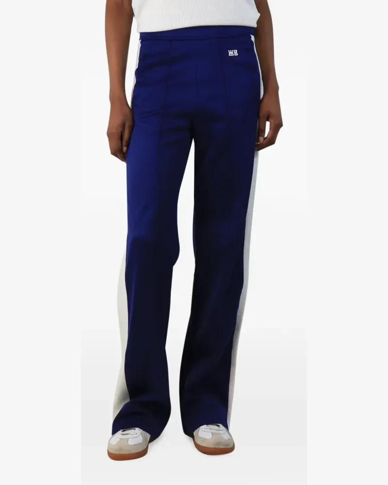 Wales Bonner side-stripe track pants - Blau Blau