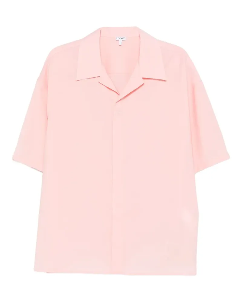 Loewe Kurzärmeliges Hemd - Rosa Rosa
