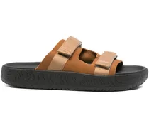 Sandalen aus Wildleder - Braun