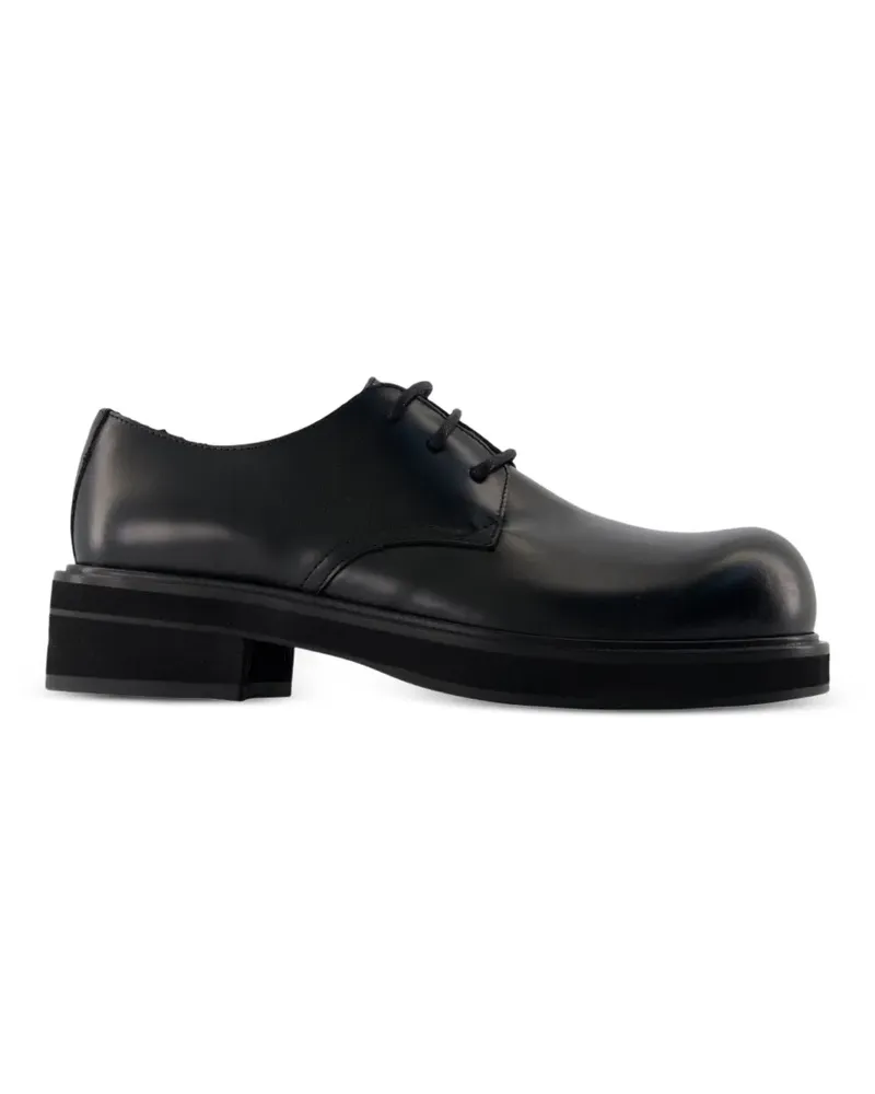 Acne Studios Derby-Schuhe aus glattem Leder - Schwarz Schwarz