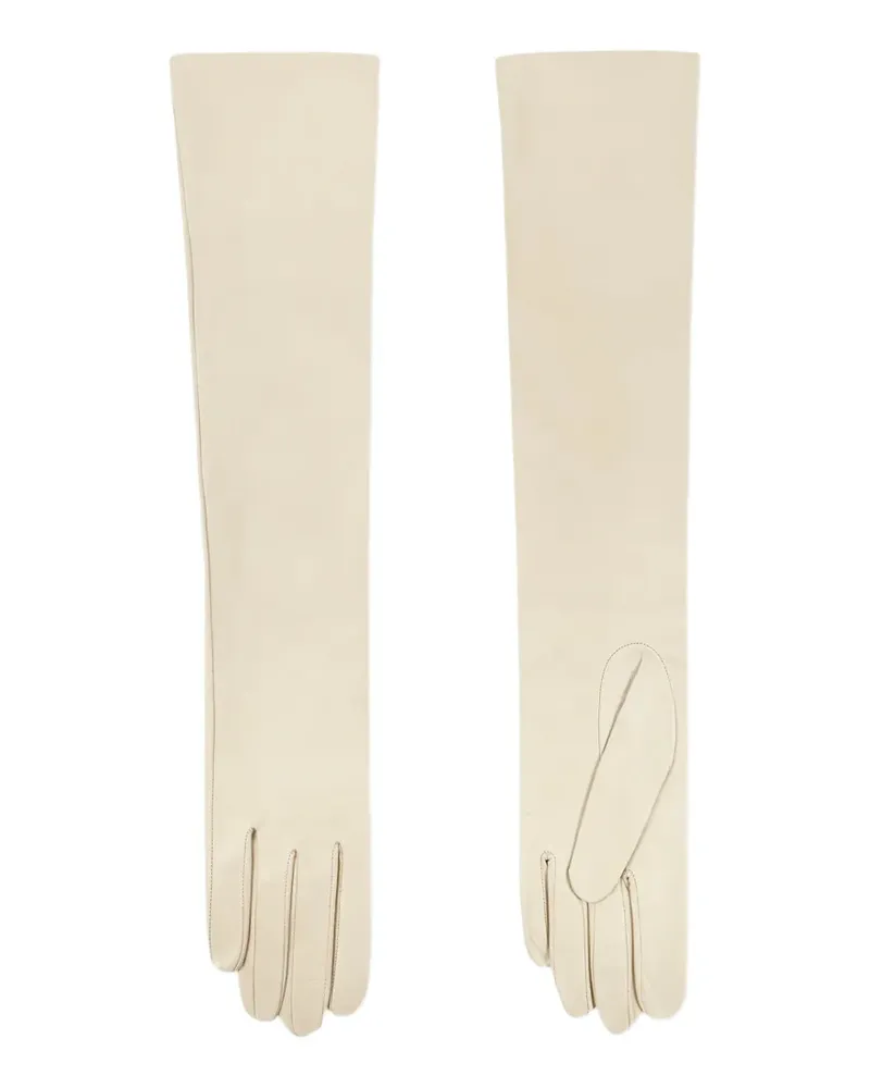 Cortana Jin Handschuhe aus Leder - Nude Nude