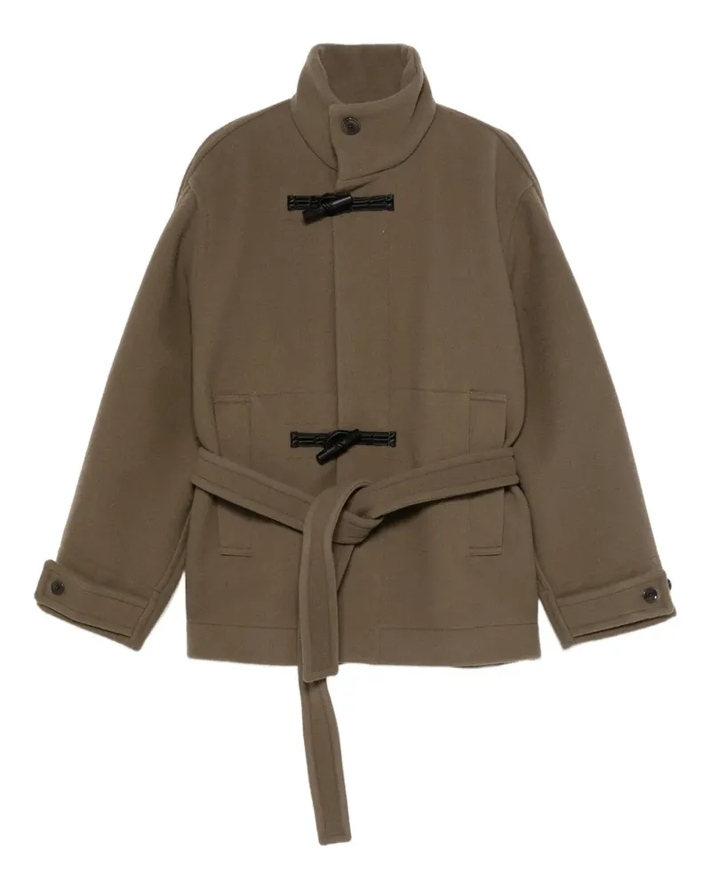 Christophe Lemaire belted coat - Braun Braun