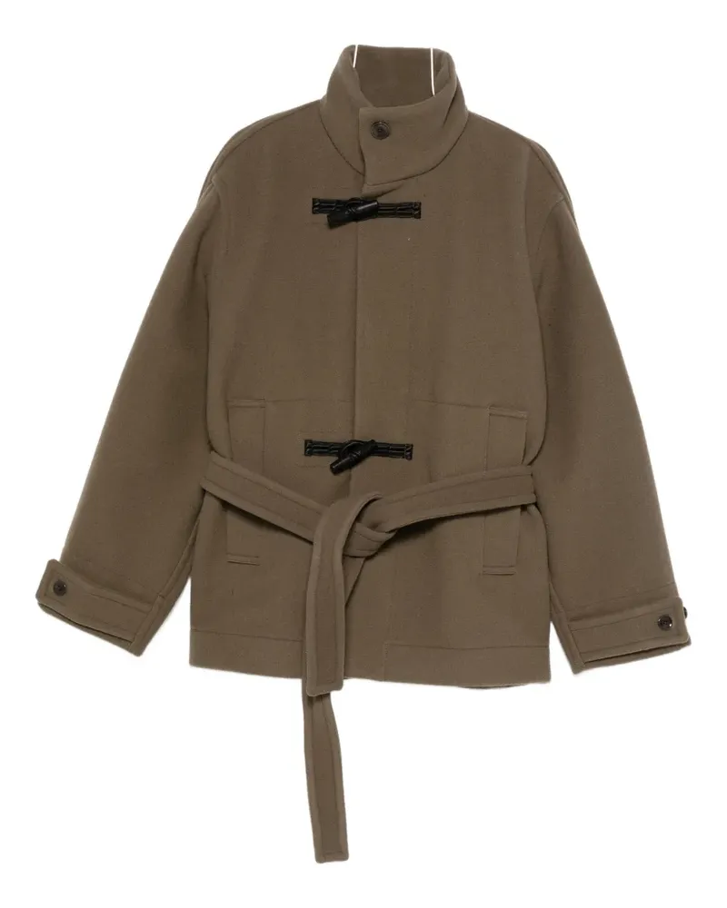 Christophe Lemaire belted coat - Braun Braun