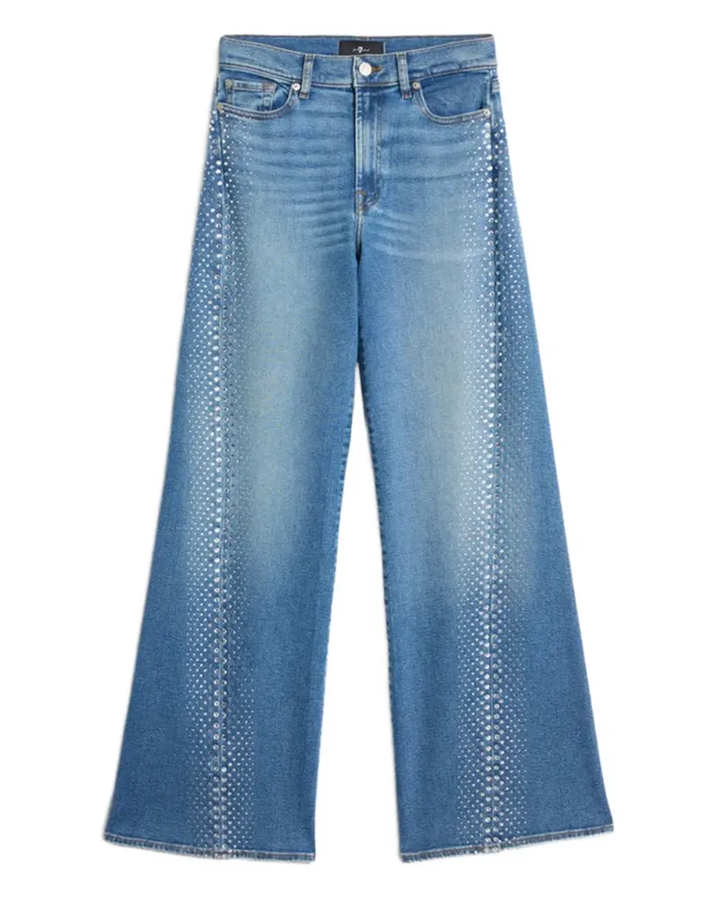 7 for all mankind Lotta twisted embellished jeans - Blau Blau