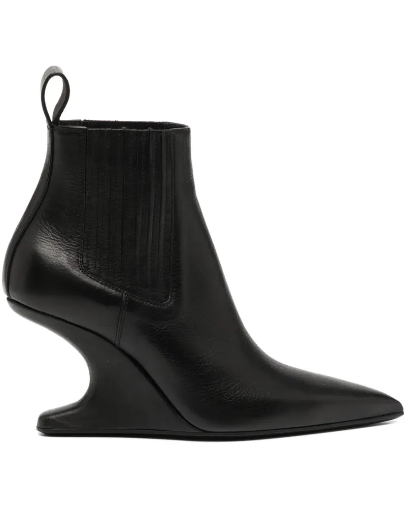 Rick Owens Sharp Stiefeletten 80mm - Schwarz Schwarz