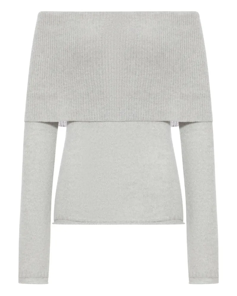 Roberto Collina Gerippter Pullover - Grau Grau