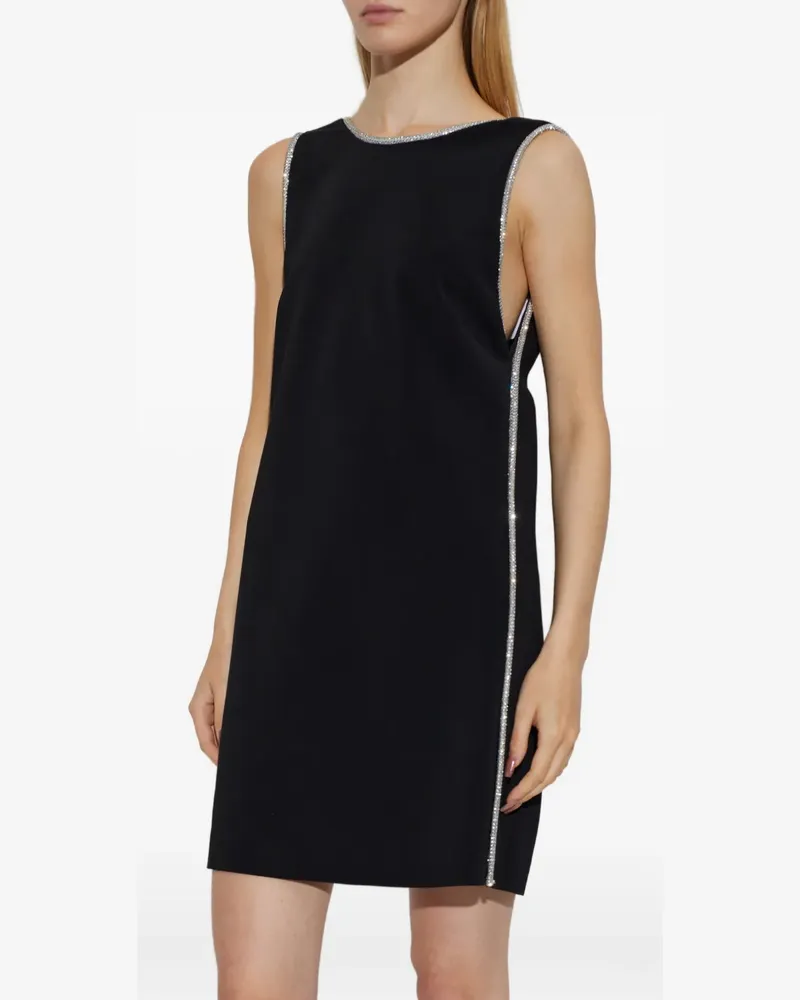 SPORTMAX Talco Minikleid mit Kristallen - Schwarz Schwarz