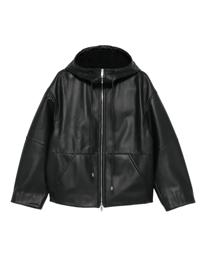 SPORTMAX Kapuzenjacke mit Reißverschluss - Schwarz Schwarz
