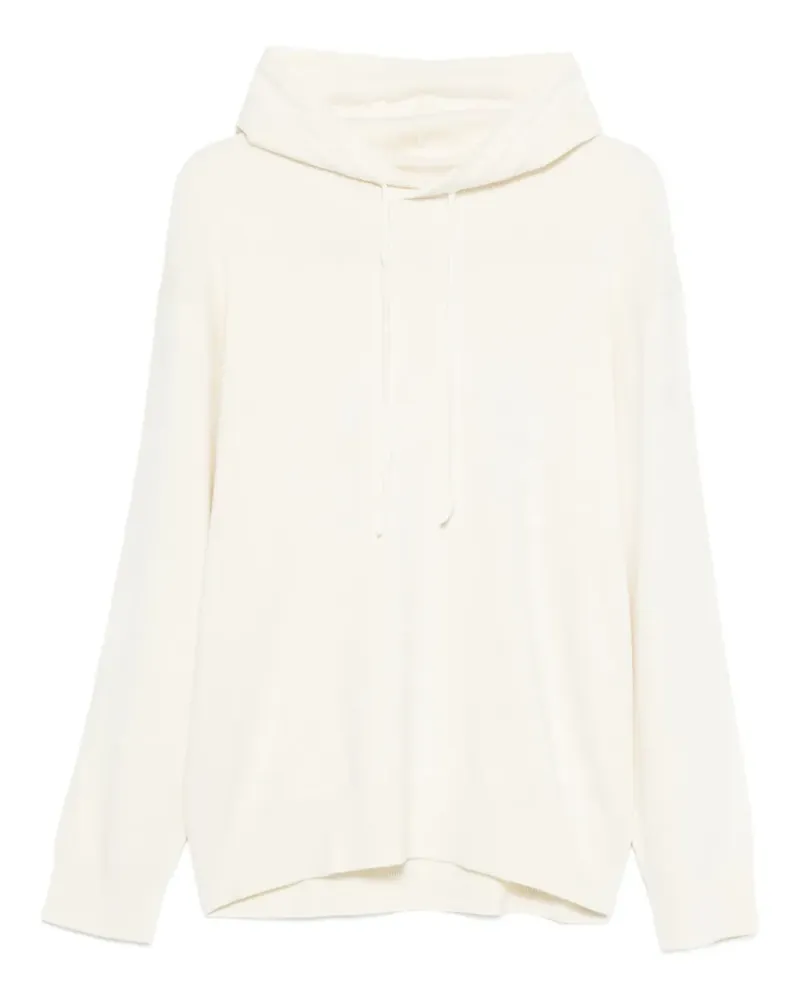 Manuel Ritz Langärmeliger Hoodie - Weiß Weiß