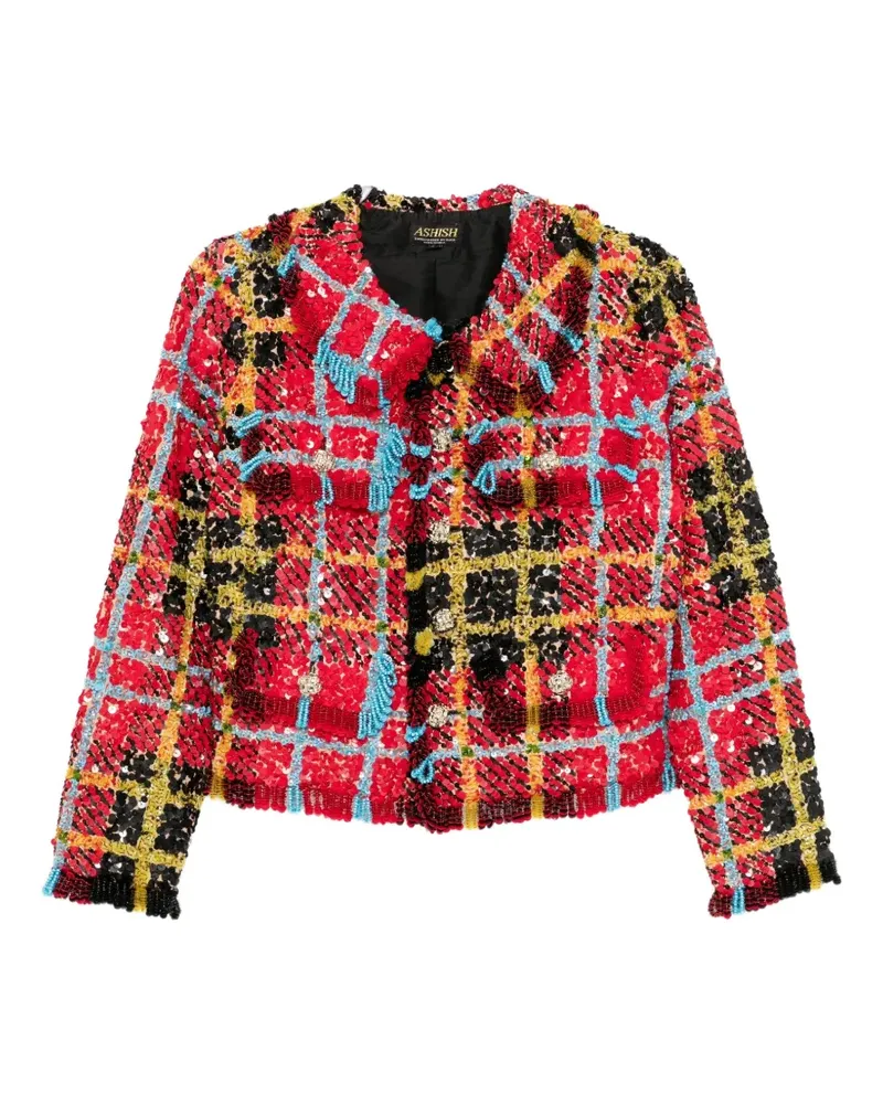 ASHISH sequin-embellished jacket - Rot Rot