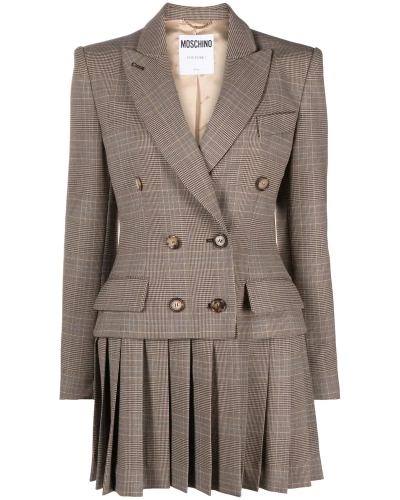 Moschino Doppelreihiger Blazer - Braun Braun