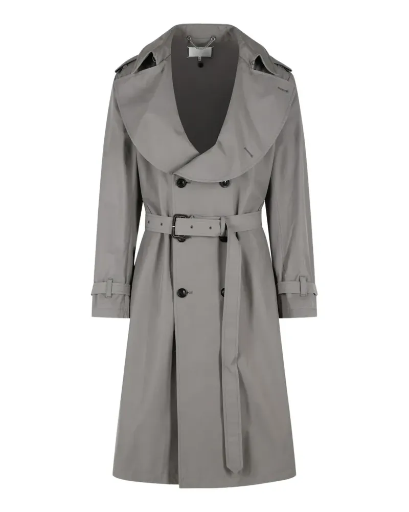 Maison Margiela double-breasted trench coat - Grau Grau