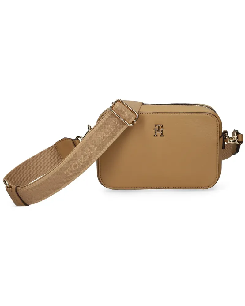 Tommy Hilfiger Kameratasche mit Logo-Schild - Nude Nude