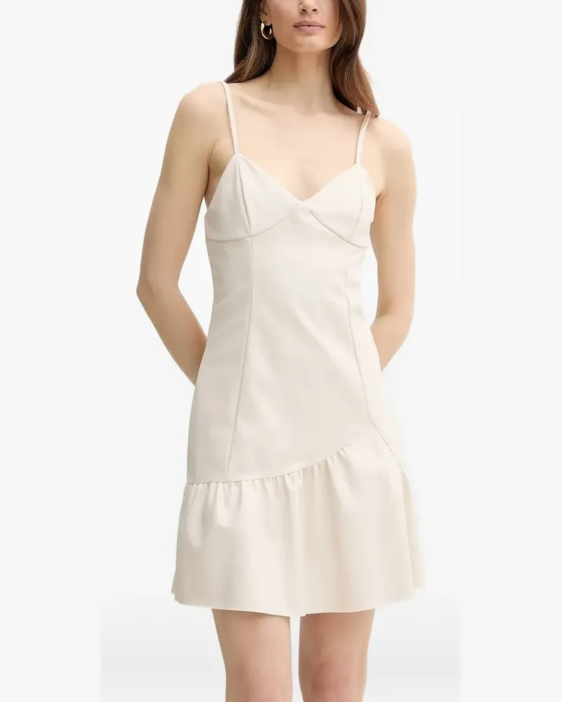 Armani Exchange Minikleid mit Rüschensaum - Nude Nude