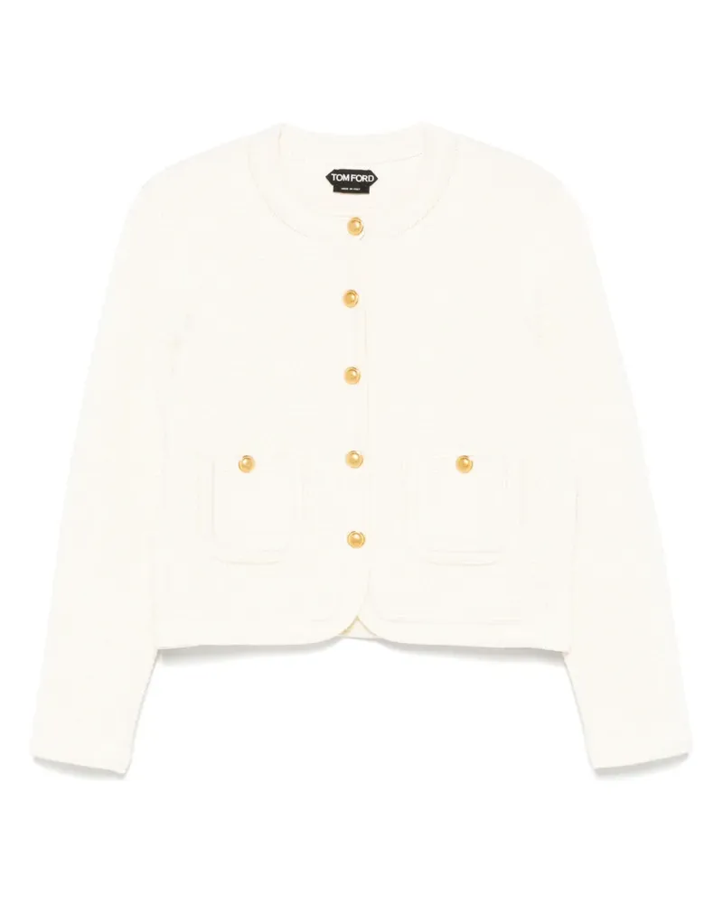 Tom Ford Chasseur Cardigan - Nude Nude