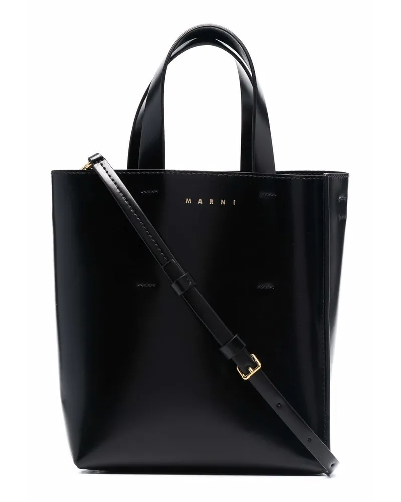 Marni Mini Museo Handtasche - Schwarz Schwarz