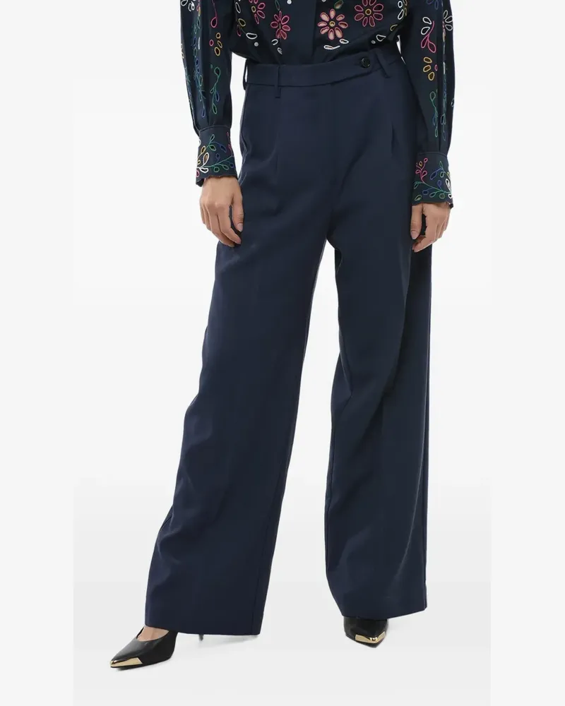 Department 5 Palazzohose mit Falten - Blau Blau
