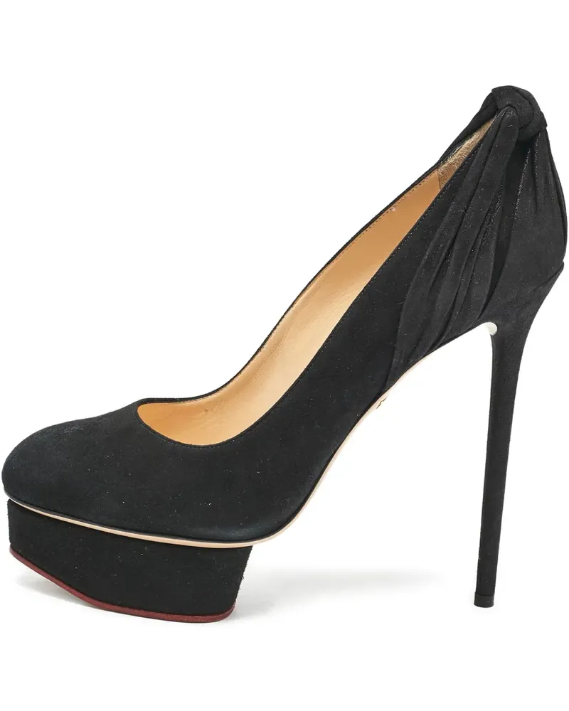 Charlotte Olympia Pre-owned Dolly Plateau-Pumps 150mm - Schwarz Schwarz
