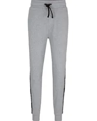 HUGO BOSS Jogginghose mit Logo-Streifen Grau