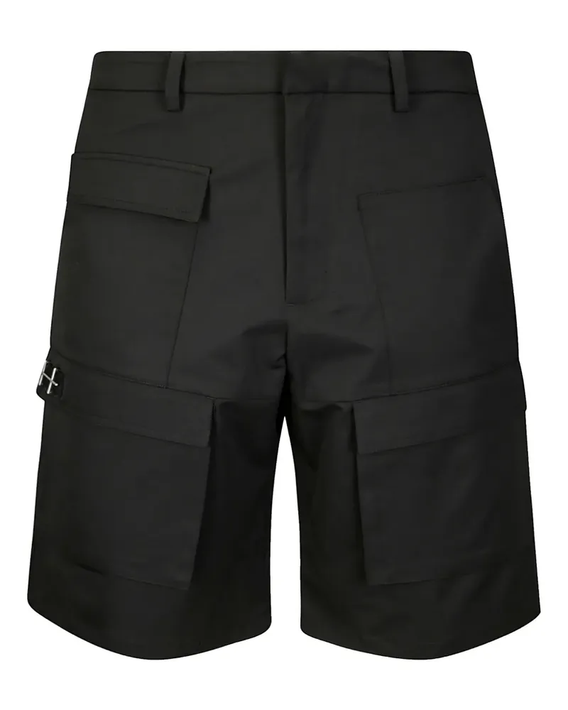 Heliot Emil Cellulae Cargo-Shorts - Schwarz Schwarz