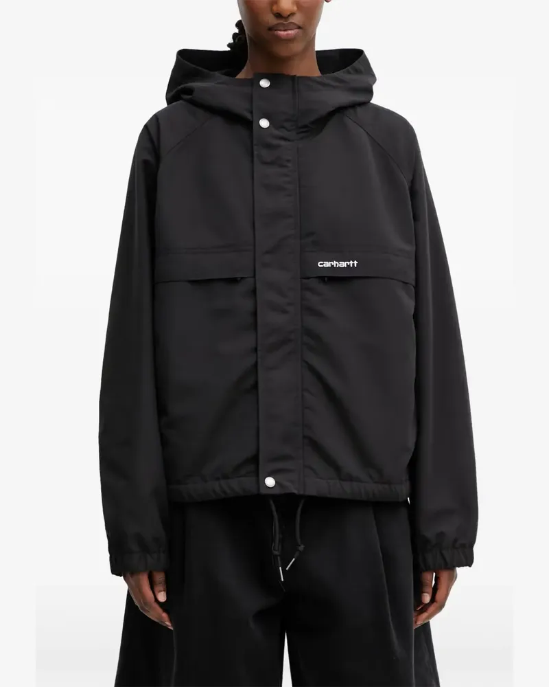 Carhartt WIP Iwan hooded jacket - Schwarz Schwarz