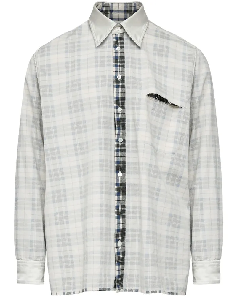 Maison Margiela Hemd im Inside-Out-Look - Grau Grau