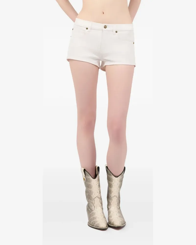 Roberto Cavalli Klassische Jeans-Shorts - Weiß Weiß