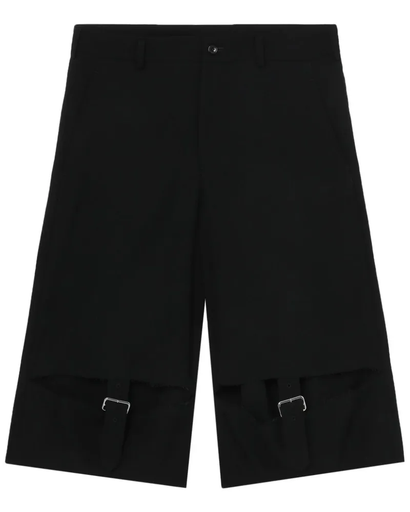 Comme des Garçons Shorts mit Schnallendetail - Schwarz Schwarz