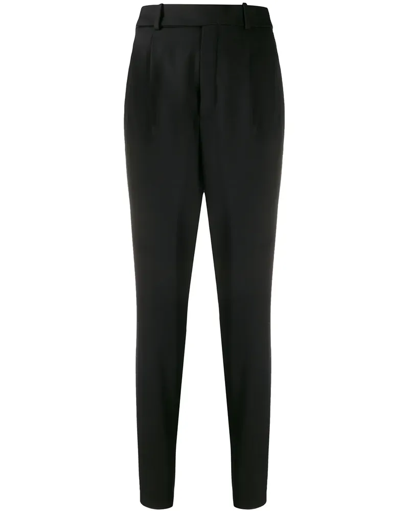 Saint Laurent Tapered-Taillenhose - Schwarz Schwarz