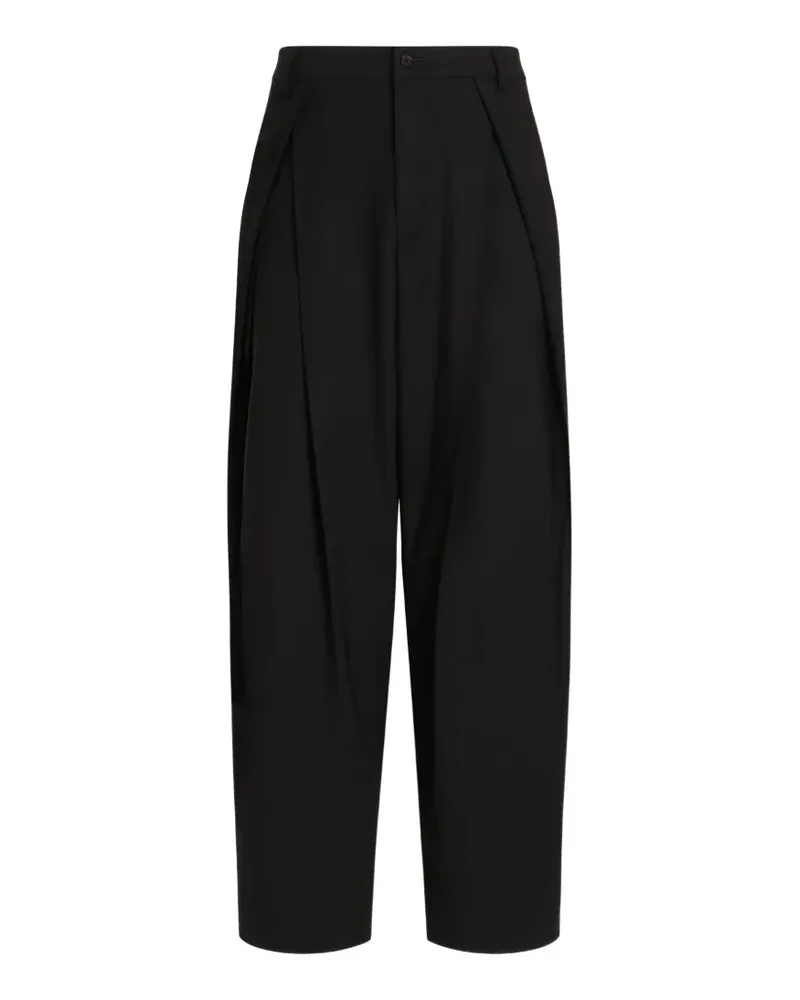 Dolce & Gabbana virgin wool gabardine trousers - Schwarz Schwarz
