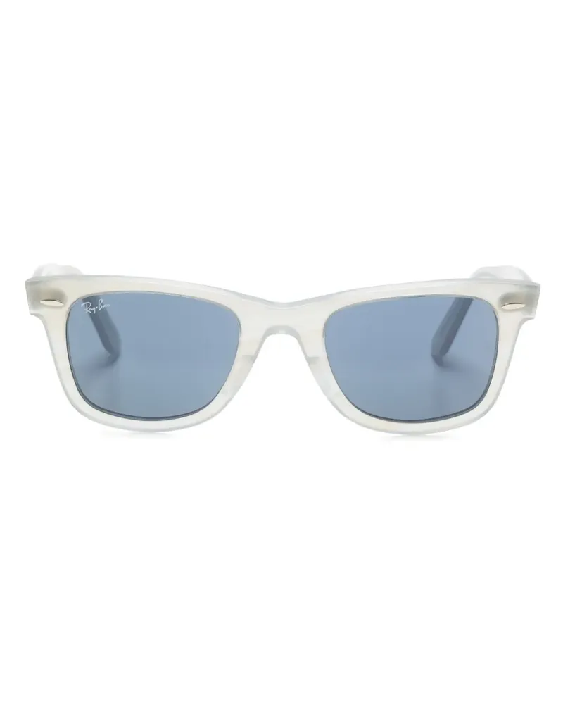 Ray Ban Eckige Sonnenbrille im Wayfarer-Design - Grau Grau