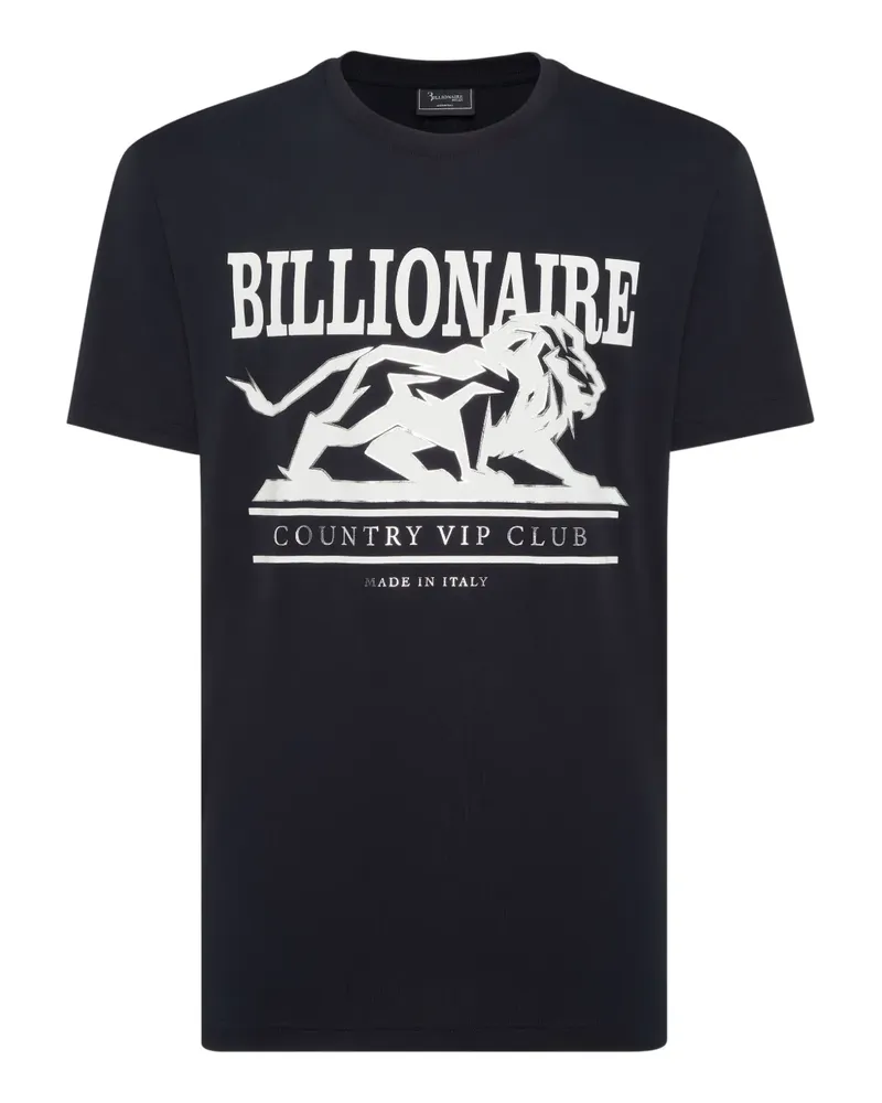 Billionaire T-Shirt mit Rundhalsausschnitt - Blau Blau