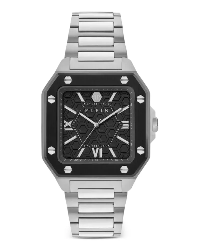 Philipp Plein black octagonal 42mm Watch - Schwarz Schwarz