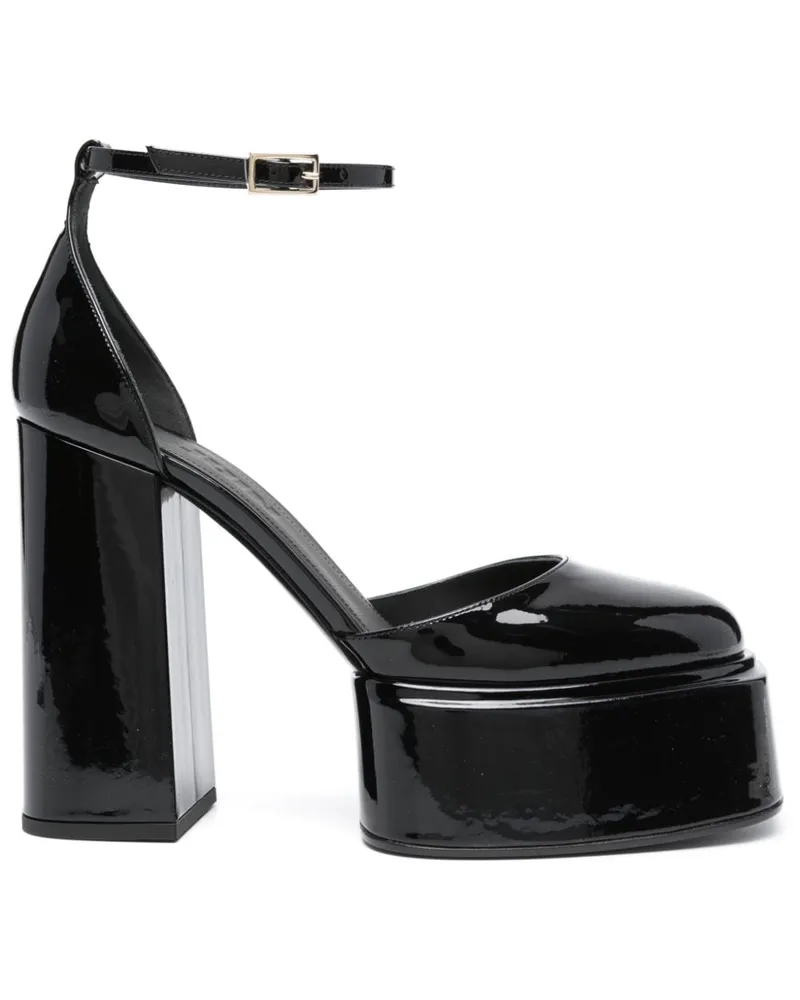 3JUIN Pumps mit Plateau - Schwarz Schwarz