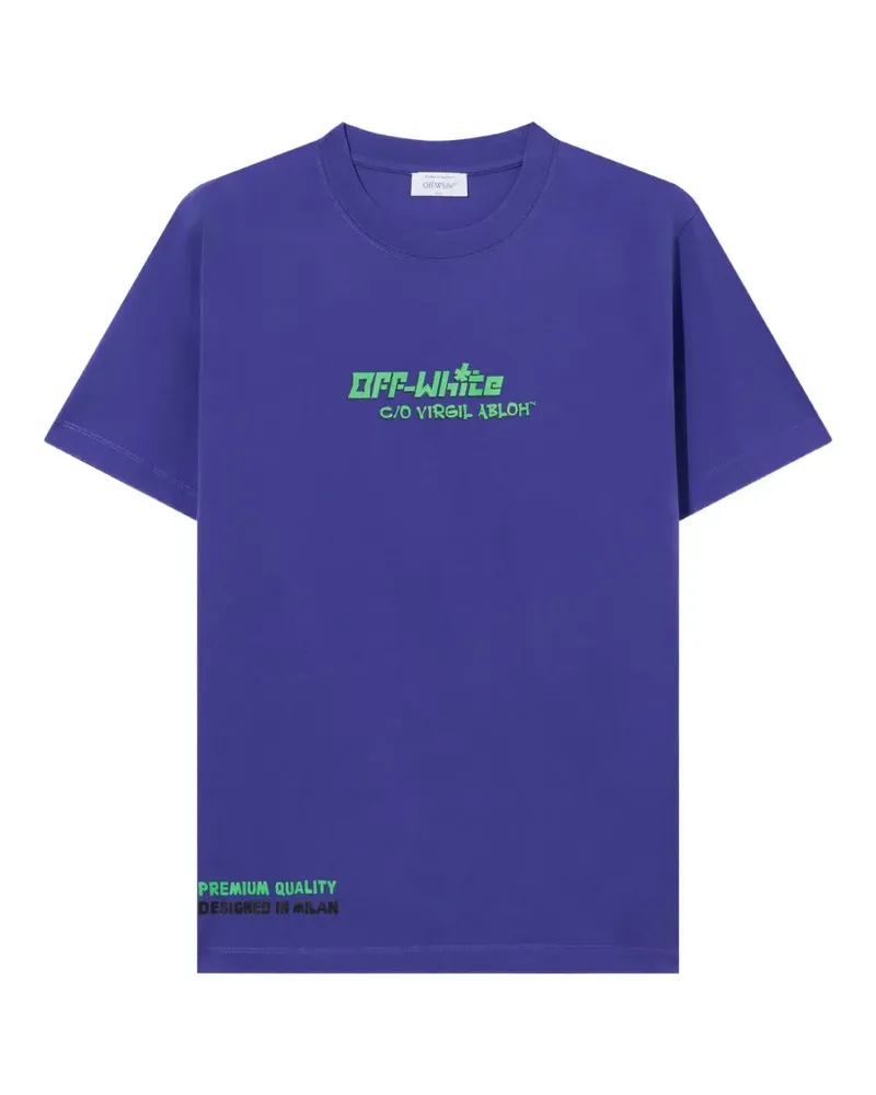 OFF-WHITE Barber 2 T-Shirt - Blau Blau