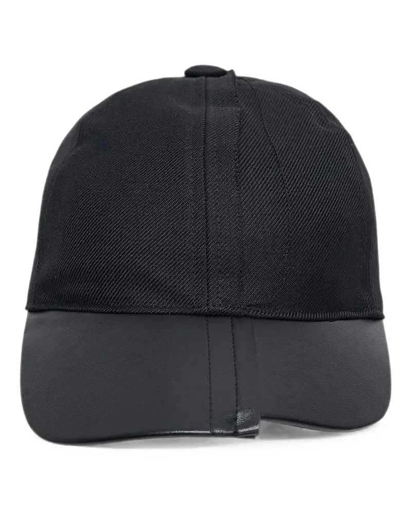 Comme des Garçons Baseballkappe mit Einsätzen - Schwarz Schwarz