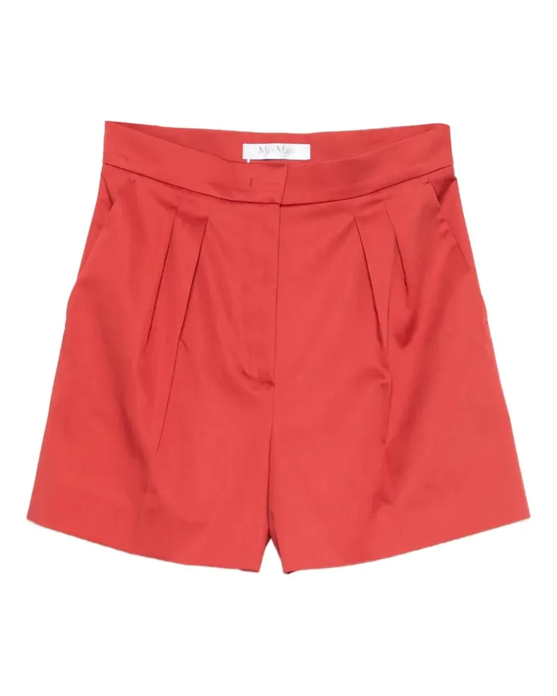 Max Mara pleated shorts - Rot Rot