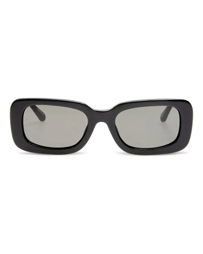 Linda Farrow rectangle-frame sunglasses - Schwarz Schwarz