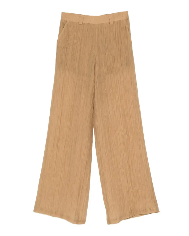 Seventy wide-leg trousers - Nude Nude