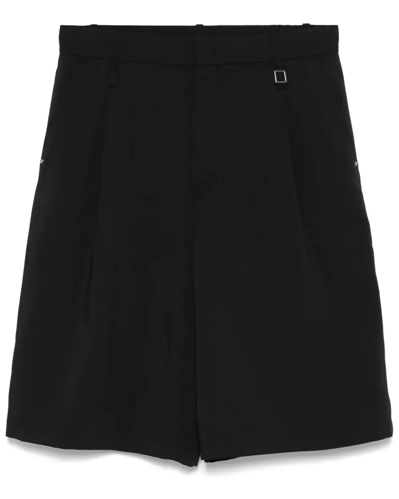Wooyoungmi Shorts mit Bundfalten - Schwarz Schwarz