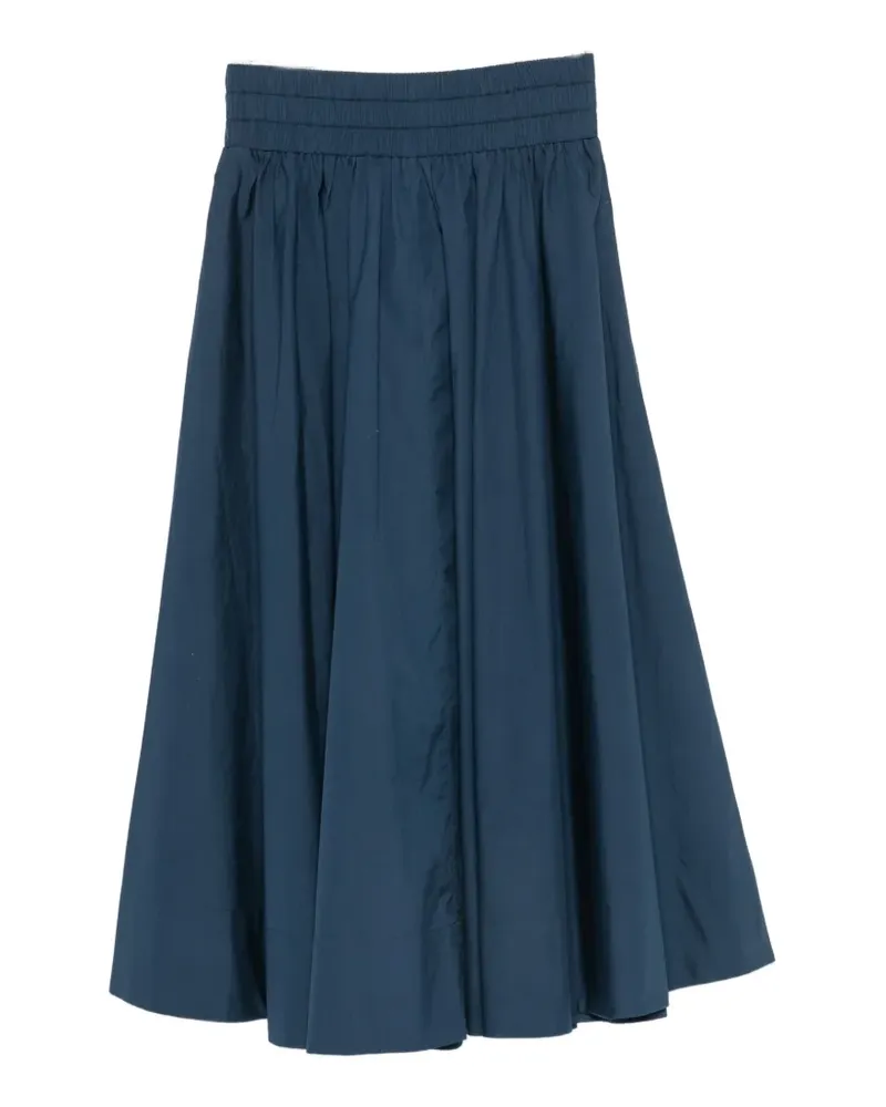 Suzie Kondi Kyria elasticated-waist gathered midi skirt - Blau Blau
