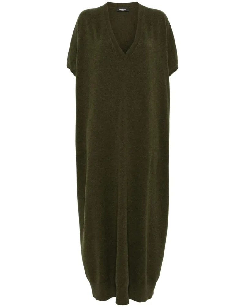 Fabiana Filippi Kaftan mit V-Ausschnitt - Grün Grün