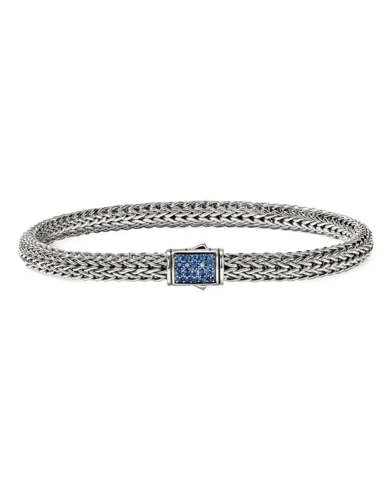 John Hardy Icon Armband aus Sterlingsilber mit Saphir Silber