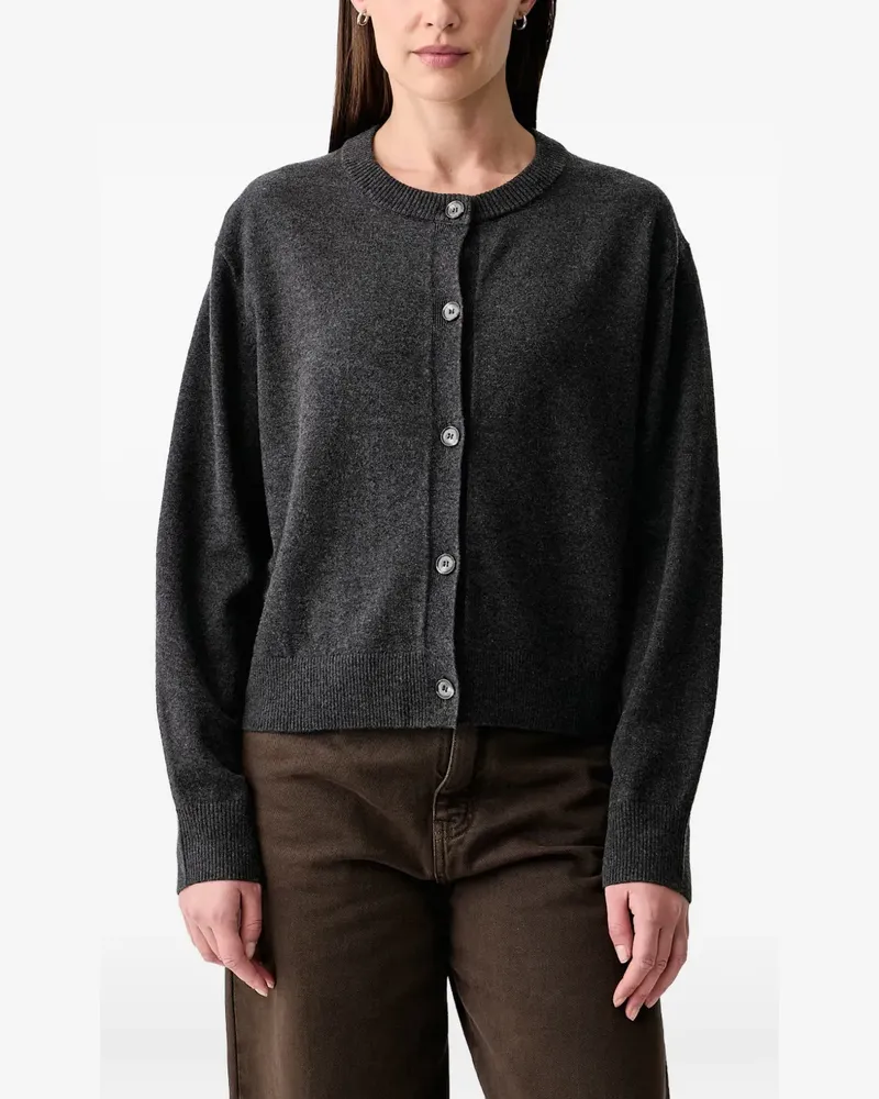 Marc O'Polo Gerippter Cardigan - Grau Grau