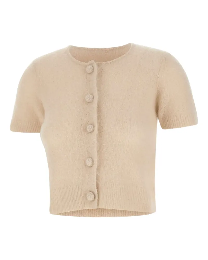 The Garment Kurzärmelige Roma Mini-Strickhose - Nude Nude