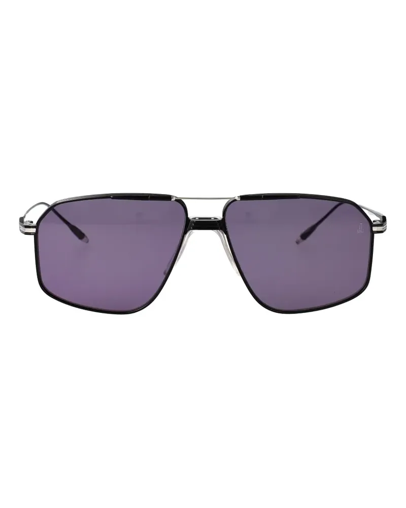 Jacques Marie Mage browline jagger sunglasses - Schwarz Schwarz