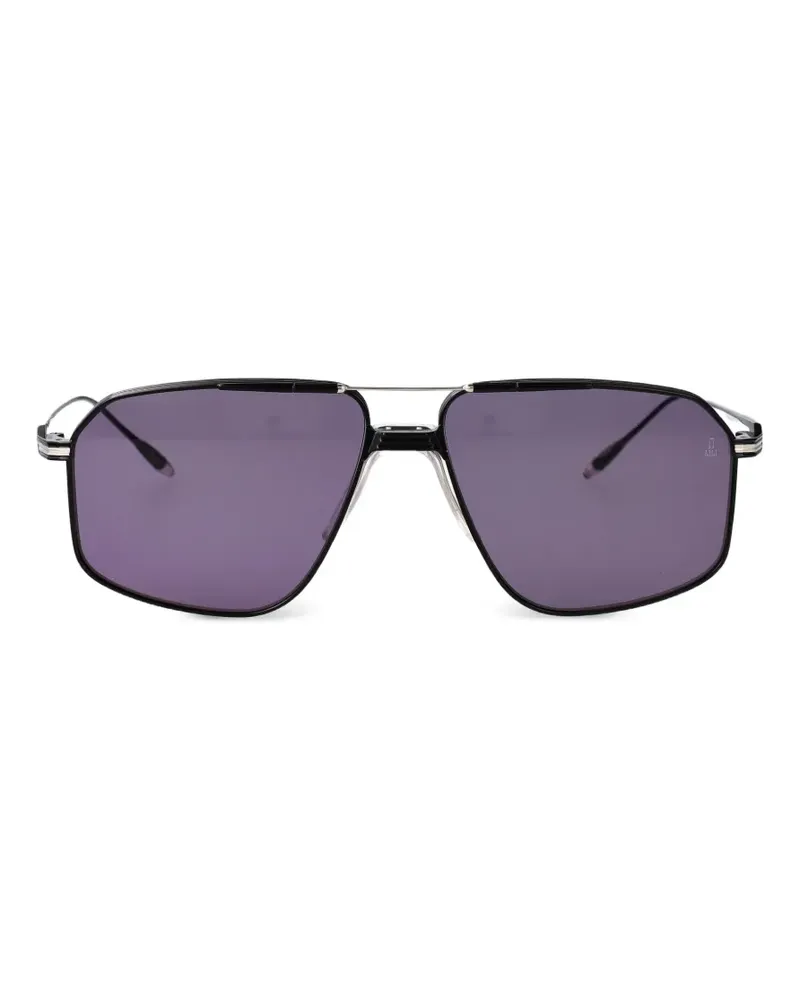 Jacques Marie Mage browline jagger sunglasses - Schwarz Schwarz